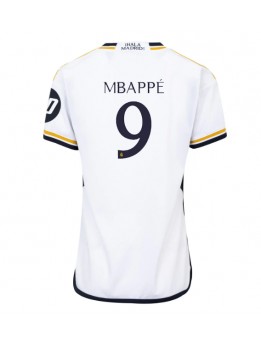 Real Madrid Kylian Mbappe #9 Heimtrikot für Frauen 2023-24 Kurzarm